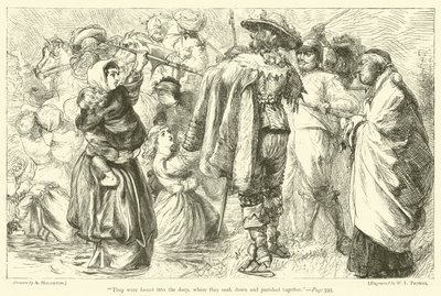 彼らは深いところに押し込まれ、そこで沈んで一緒に死んだ 作： Arthur Boyd Houghton