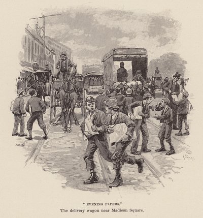 夕刊 作： Arthur Burdett Frost