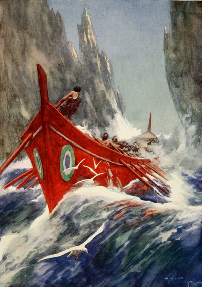 ジェイソンとアルゴナウタイ、1925年頃（カラーリソ） 作： Arthur C. (after) Michael