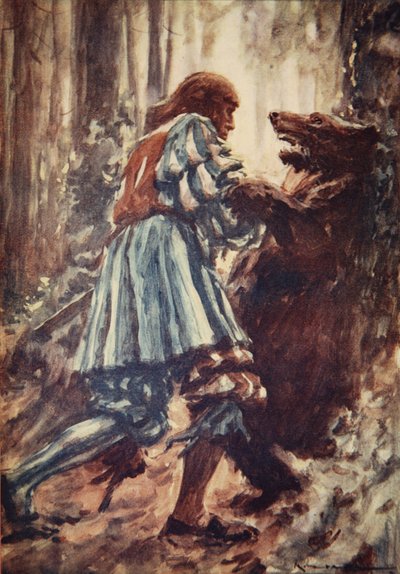 かつて雌グマに襲われたとき、彼は素手で彼女を窒息させました。 マーシャル 作： Arthur C. (after) Michael