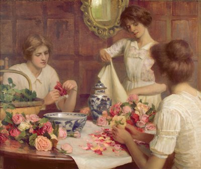 Pot Pourri (キャンバスに油彩) 作： Arthur Claude Cooke