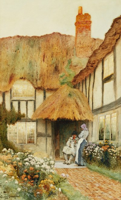 静かな瞬間 作： Arthur Claude Strachan