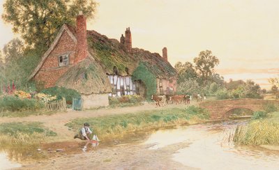 ボートの航行 作： Arthur Claude Strachan