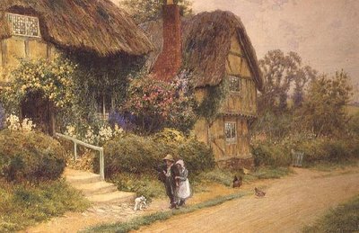 The Thatched Cottage 作： Arthur Claude Strachan