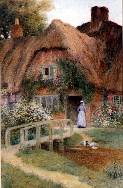 ダックスを見る 作： Arthur Claude Strachan
