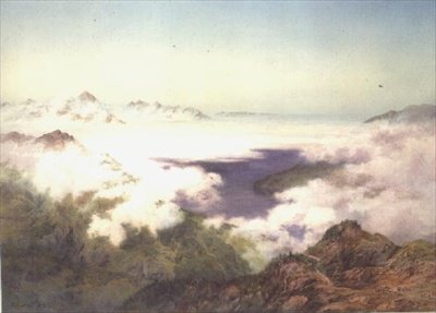 スイス・シャインゲープラッツからの早朝の風景 作： Arthur Croft