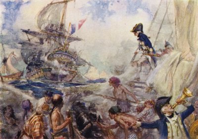 Ca Iraに従事しているアガメムノンのネルソン船長 作： Arthur David McCormick
