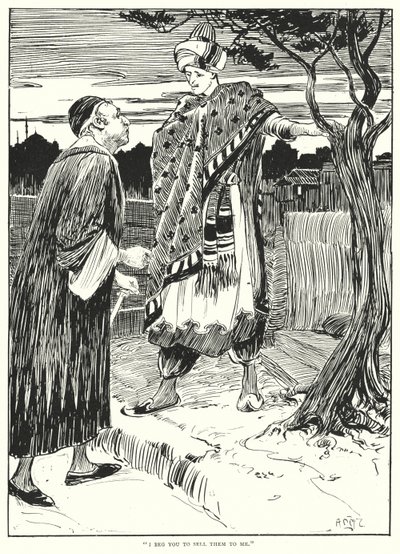 "I beg you to sell them to me"(刻印) 作： Arthur David McCormick