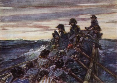 艦隊に参加するバルト海のオープンボートのネルソン 作： Arthur David McCormick