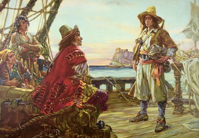 17世紀の海賊船の募集について 作： Arthur David McCormick