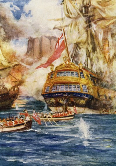 ゲリアの嵐、1756 作： Arthur David McCormick