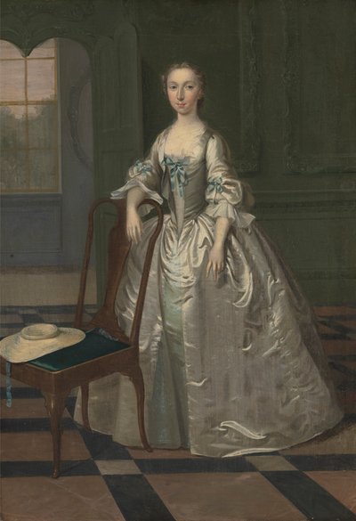 応接室の女性 作： Arthur Devis