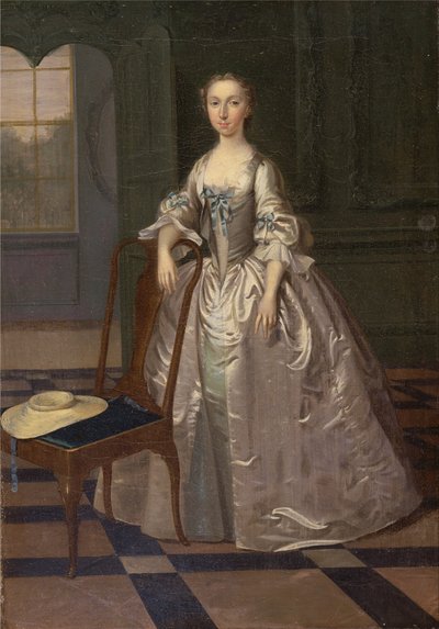 応接室の女性 作： Arthur Devis