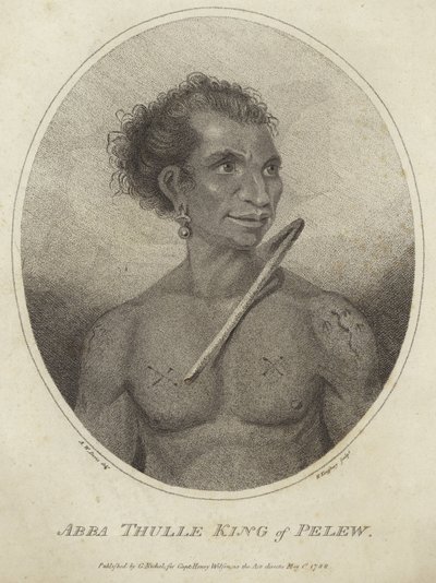ペルーの王、アバ・タレの肖像 作： Arthur Devis