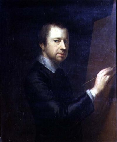 自画像」 1754年頃 （油彩・キャンバス） 作： Arthur Devis