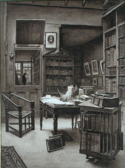 本屋の内部 作： Arthur Ellis