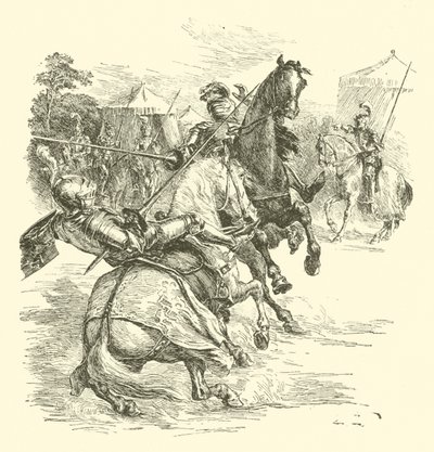 The Legend Of Britomart, The Tournament (エングレーヴィング) 作： Arthur George Walker