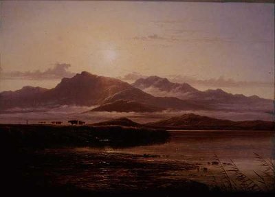 湖のほとりの朝 作： Arthur Gilbert