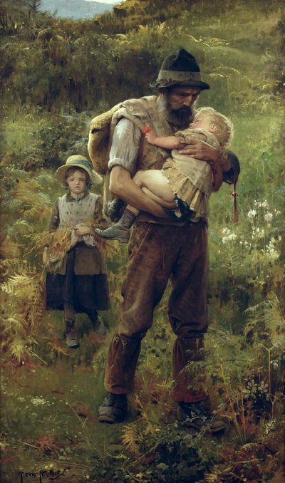 重い負担 作： Arthur Hacker