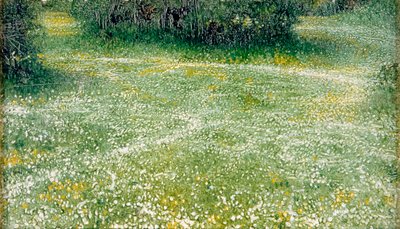 バーナムのヒナギク、1918年頃（キャンバスに油彩） 作： Arthur Hacker