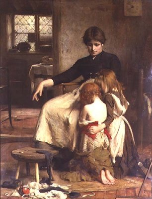子どもたちの祈り 作： Arthur Hacker