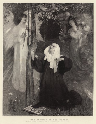 回廊または世界 作： Arthur Hacker