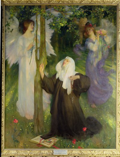 回廊または世界、1896 作： Arthur Hacker
