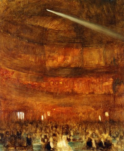アルハンブラ劇場の内部、ロンドン、1900年、1900年 作： Arthur Hacker