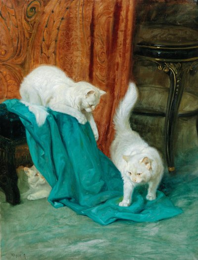遊ぶ猫たち 作： アーサー・ヘイアー