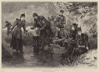 氷の上の昼食会、静かなコーナー 作： Arthur Hopkins