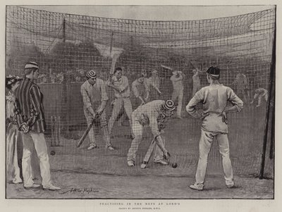 Lord&39;sのネットで練習する 作： Arthur Hopkins