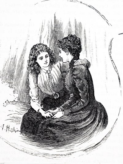 打ち明け話をする姉妹 作： Arthur Hopkins