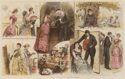 社会戦争ゲーム（chromolitho） 作： Arthur Hopkins