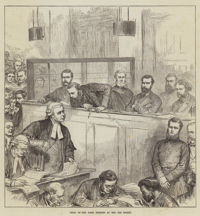 オールドベイリーでの銀行偽造者の裁判 作： Arthur Hopkins