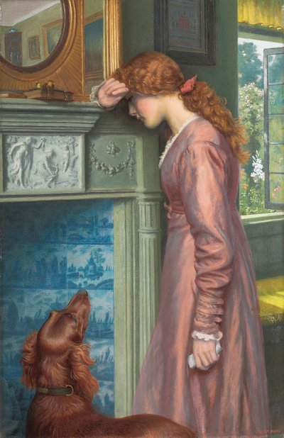 通過する雲 作： Arthur Hughes