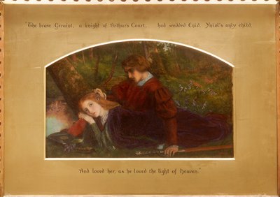 イーニッドとジェライント 作： Arthur Hughes