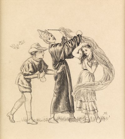 ハンサムはハンサムと同じ、1871 作： Arthur Hughes