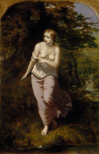 ムシドラの入浴、1849年。 作： Arthur Hughes