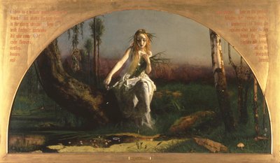 オフィーリア 作： Arthur Hughes