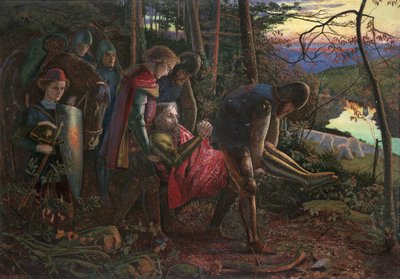 太陽の騎士、1860 作： Arthur Hughes