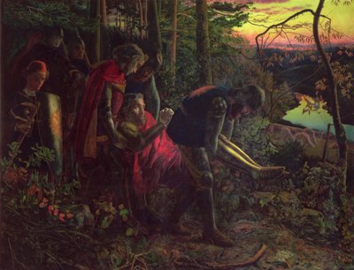 太陽の騎士1859-60年頃 作： Arthur Hughes