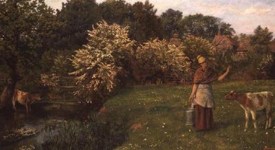 ミルクメイド 作： Arthur Hughes