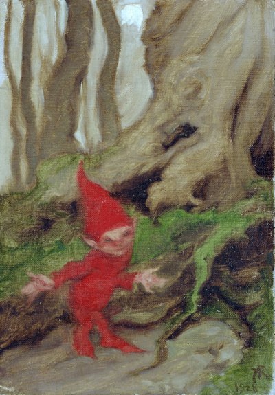 ツリー・ルーツによるノーム、1928 作： Arthur Rackham