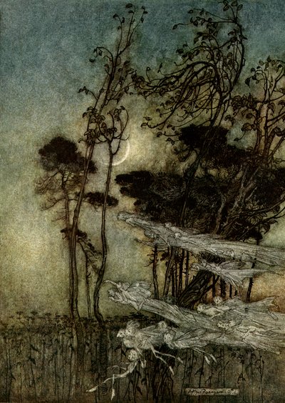 真夏の夜の夢 作： Arthur Rackham