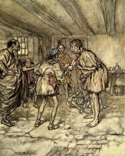 真夏の夜の夢 作： Arthur Rackham