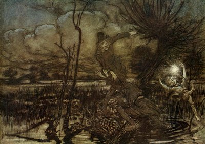 真夏の夜の夢 作： Arthur Rackham
