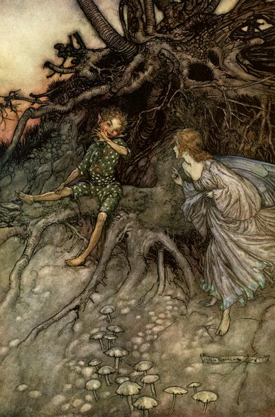 真夏の夜の夢 作： Arthur Rackham