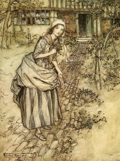 真夏の夜の夢 作： Arthur Rackham