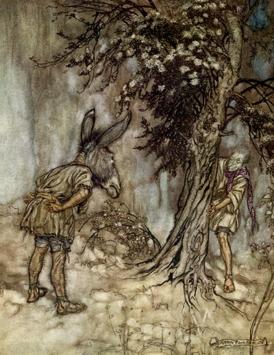 真夏の夜の夢 作： Arthur Rackham