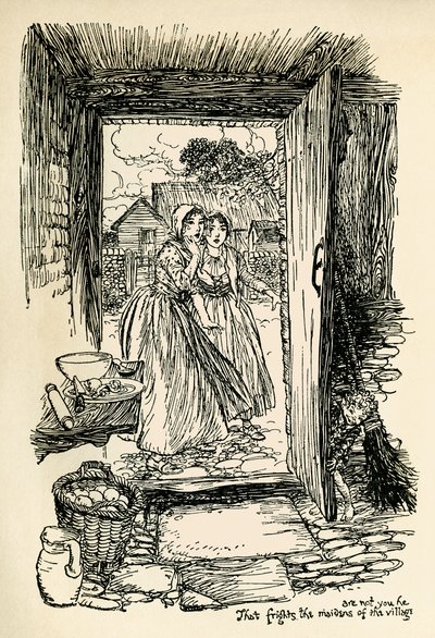真夏の夜の夢 作： Arthur Rackham